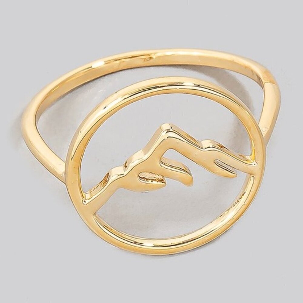 Connie Gold Mountain Ring